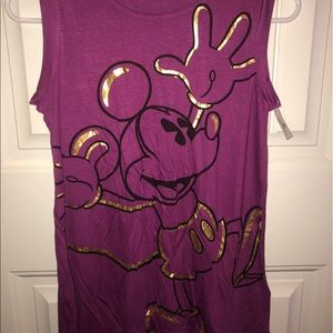 NWT!!! Mickey Mouse Split Back Tank
